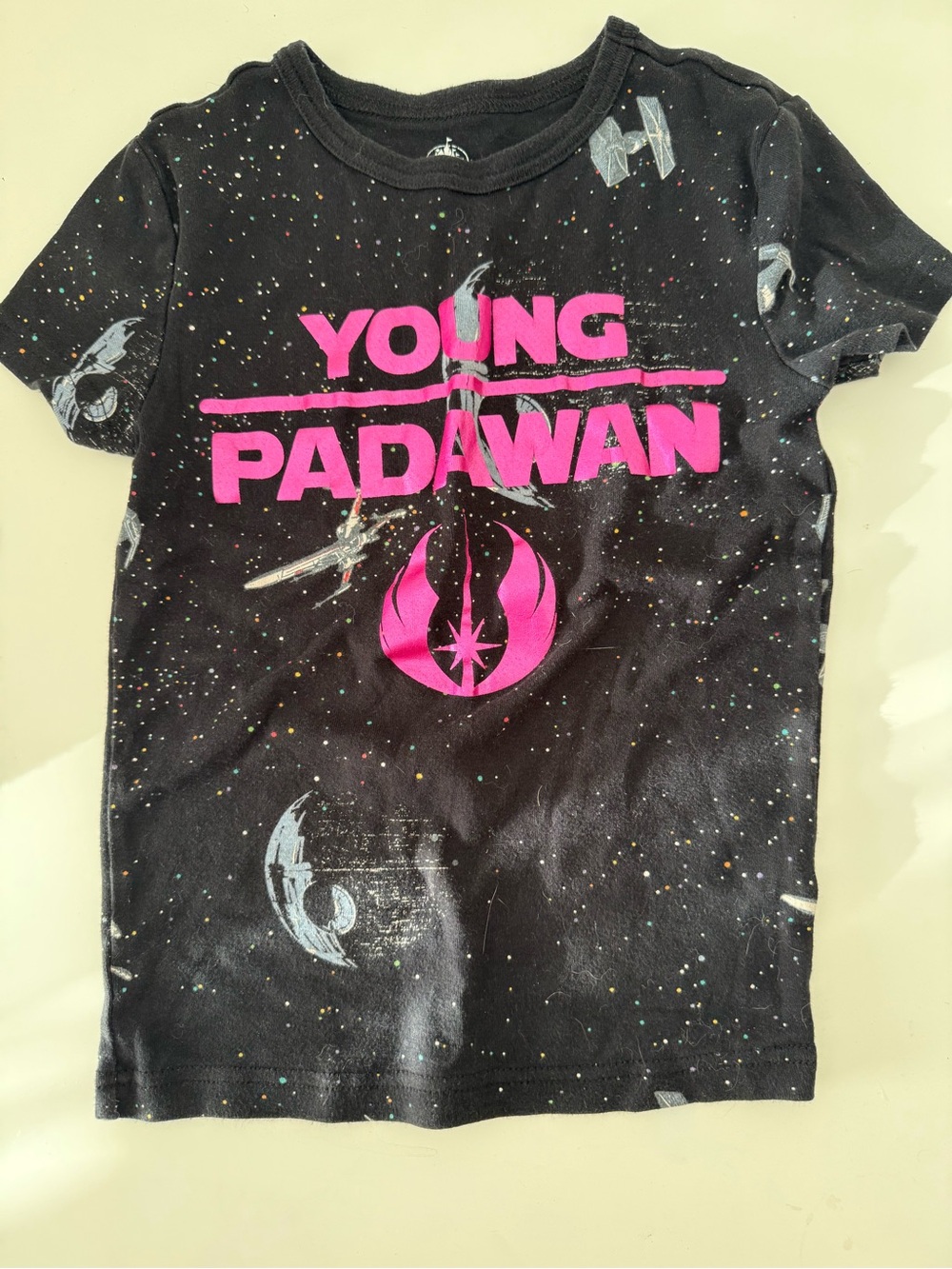 Disney Star Wars Black Tee with White Print